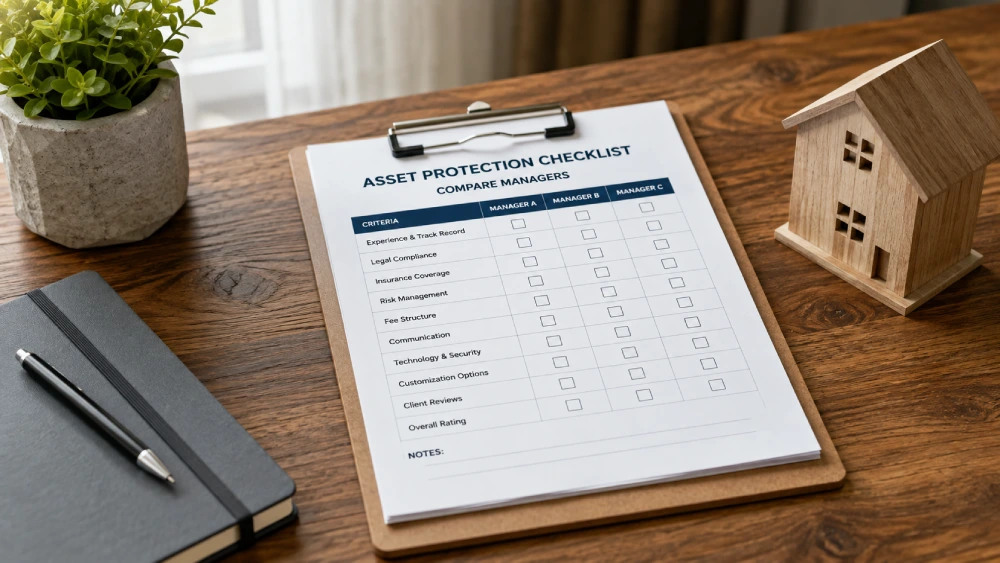 Asset Protection Checklist: Compare Managers