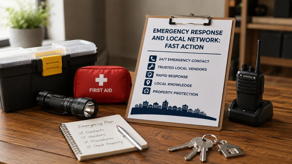 Emergency Response and Local Network: Fast Action