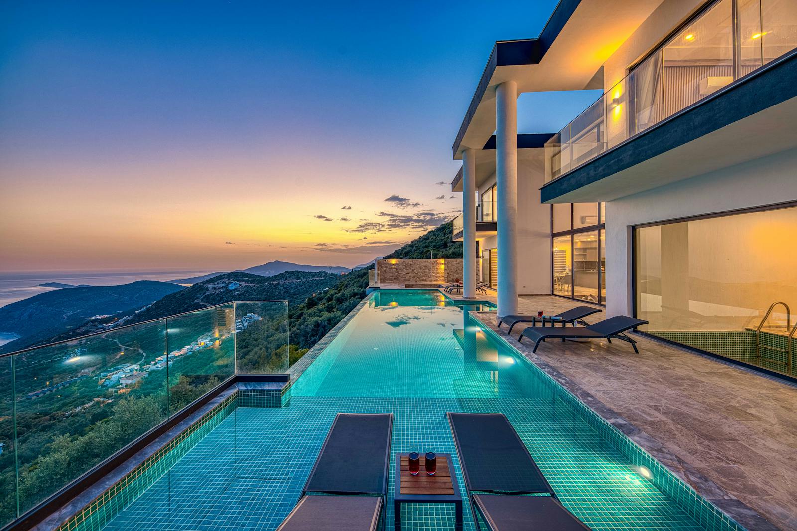 Luxury ocean-view villa with infinity pool