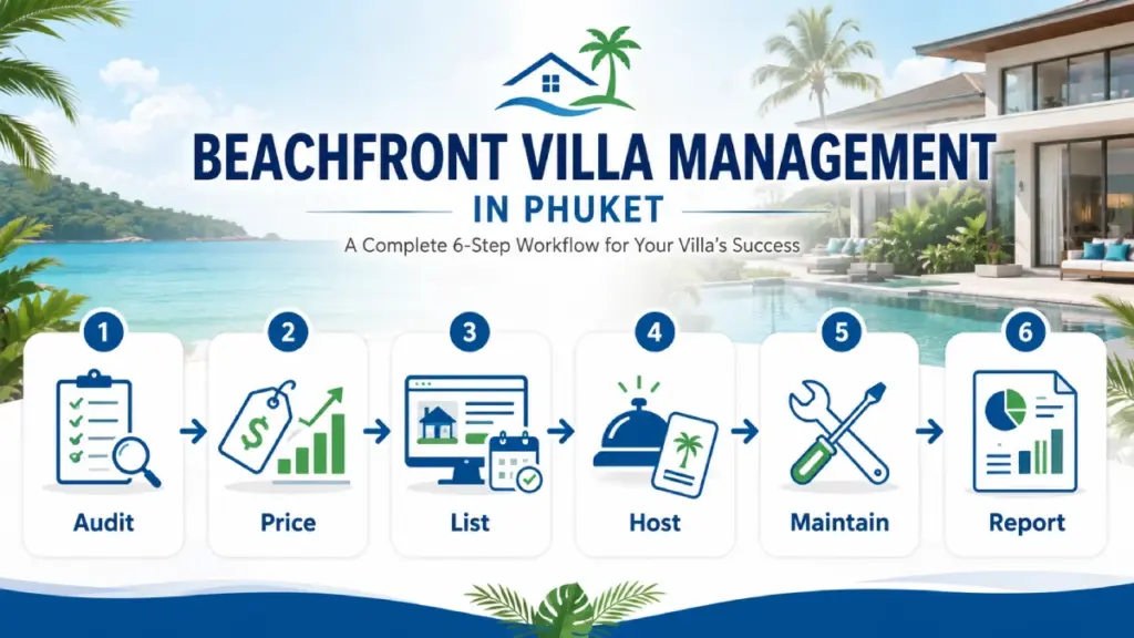Beachfront Villa Management in Phuket workflow