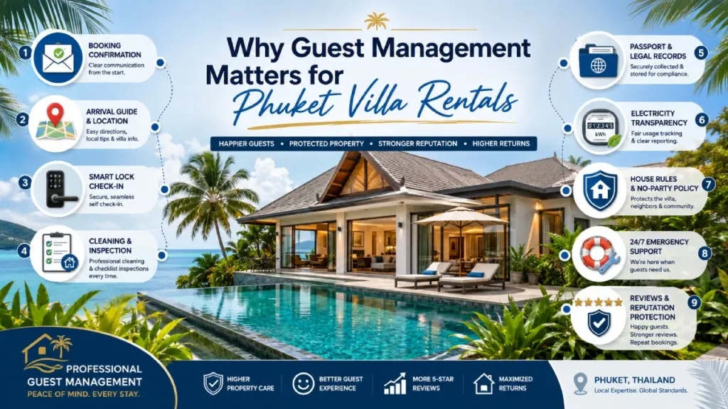Why Is Guest Management Important for Phuket Villas?