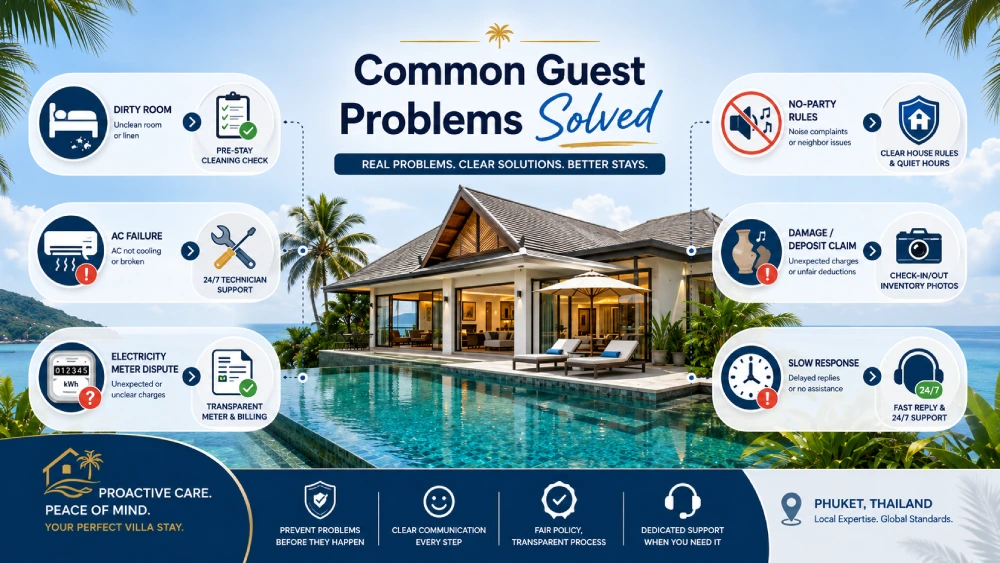 Villa Rental Management in Phuket: Booking Control