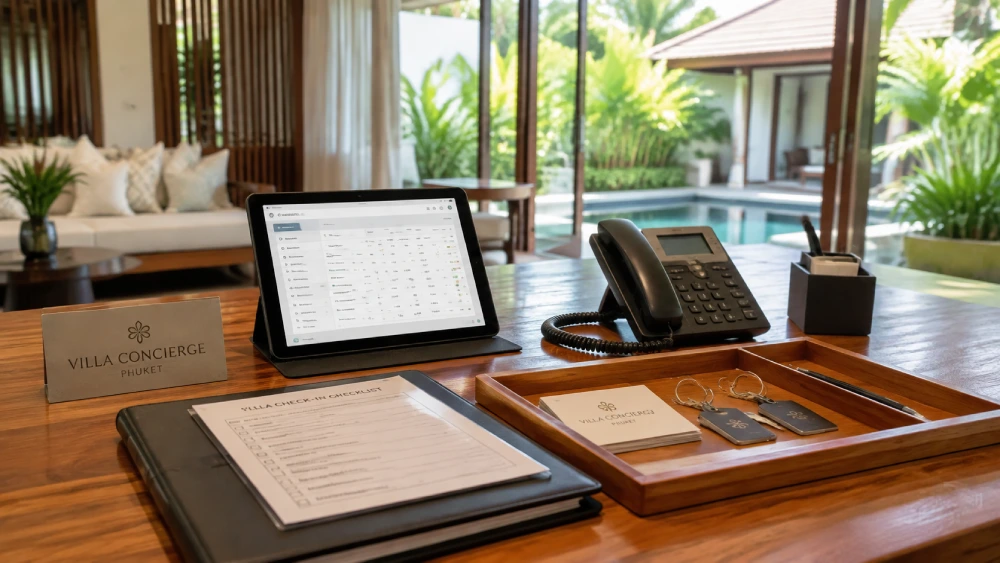 Centralized Villa Check-In and Concierge Management in Phuket: Workflow