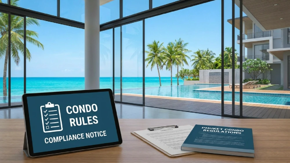 Phuket condo house-rule disclosure and acknowledgement