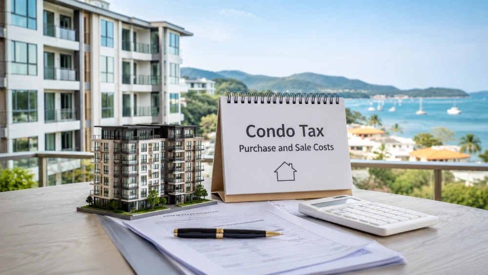 Phuket condominium property tax compared with CAM fees