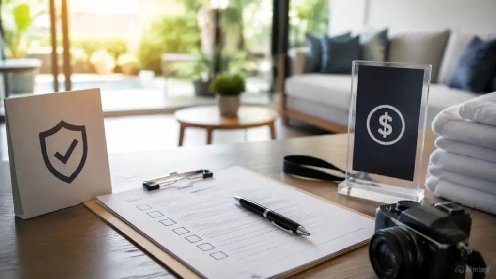 Damage Deposit Verification Management at Check-In