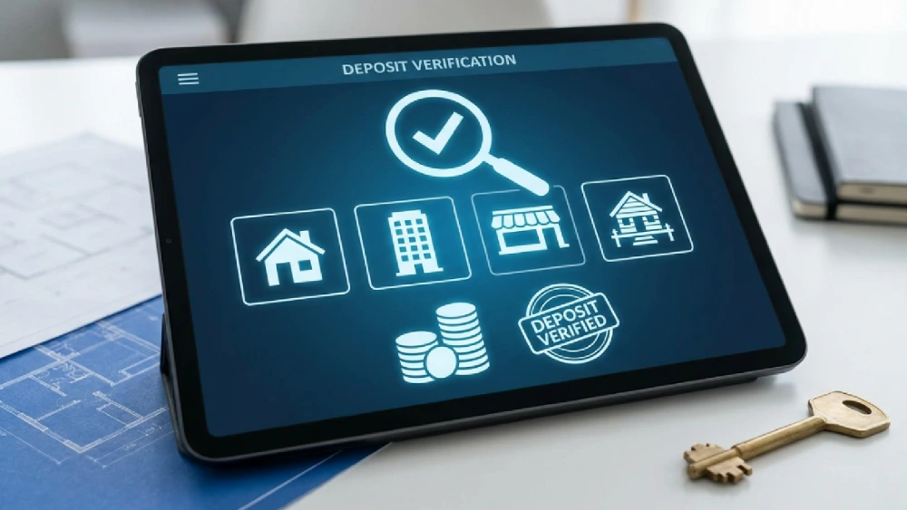 Pre-arrival damage deposit condition verification