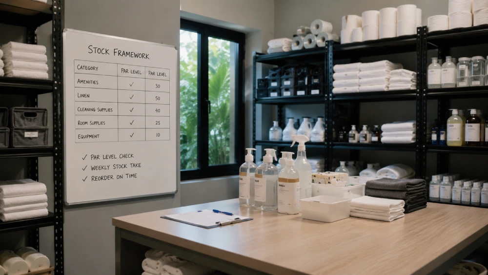 Housekeeping inventory management in Phuket