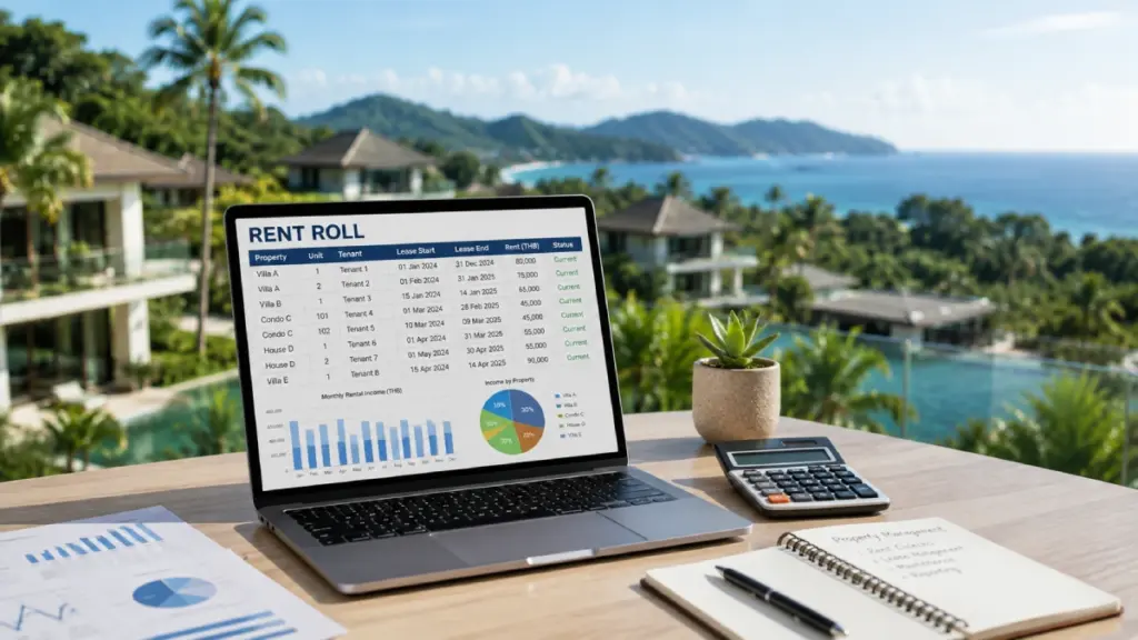 How is a Rent Roll Useful to a Property Manager in Phuket?