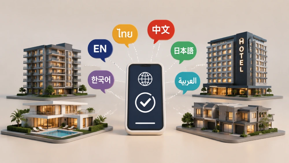 Secure multilingual passport verification at check-in