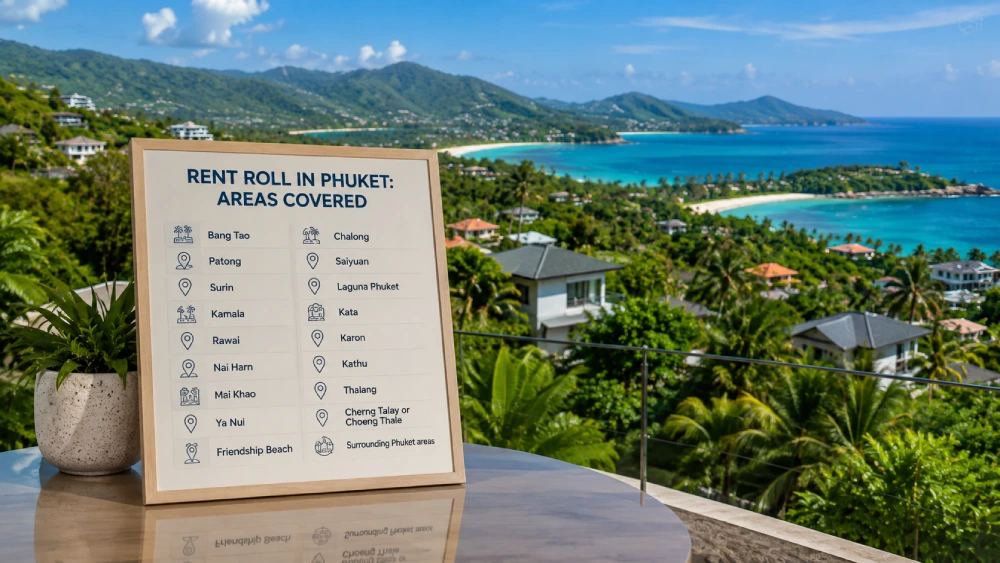 Rent roll lease renewal planning in Phuket