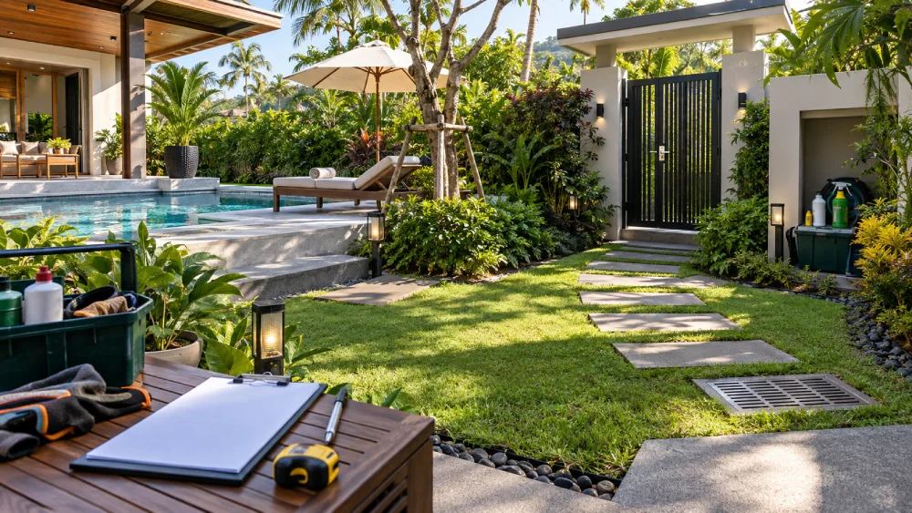 Check garden and outdoor safety