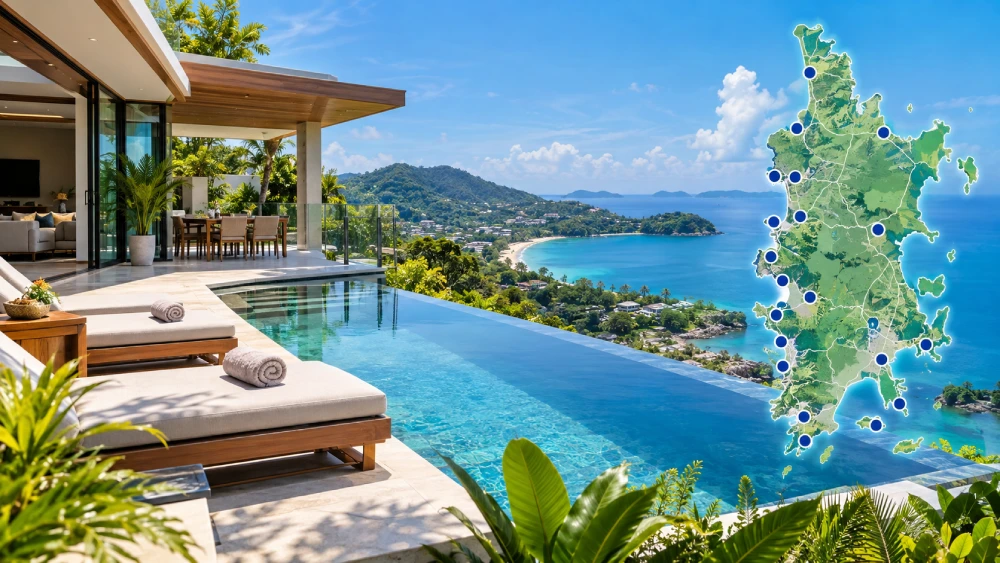 Secure guest check-in preparation for a Phuket villa

